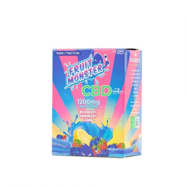 fruit monster cbd blueberry raspberry lemon