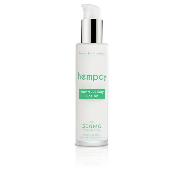 hempcy topical hand and body lotion